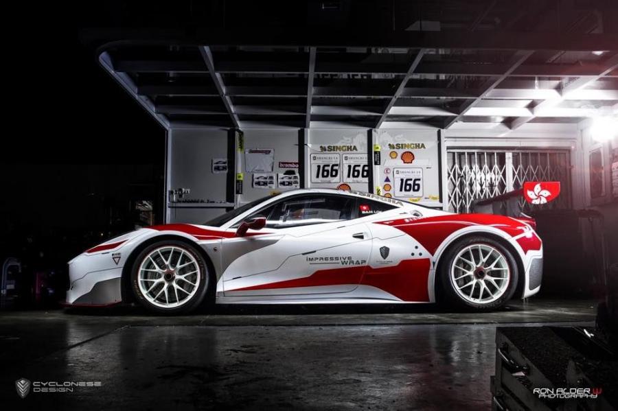  Ferrari 458 Challenge Evoluzione by Impressive Wrap 2015 года  (фото 7 из 21)